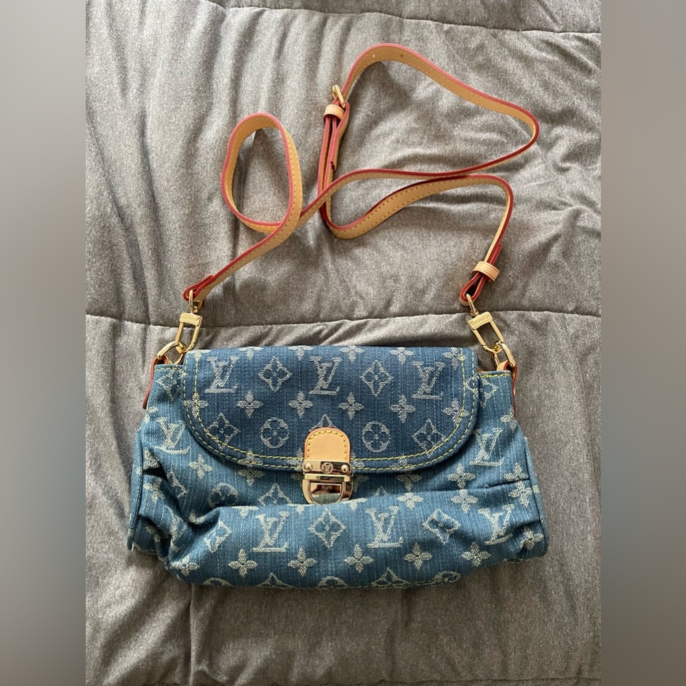 Denim Louis Vuitton bag